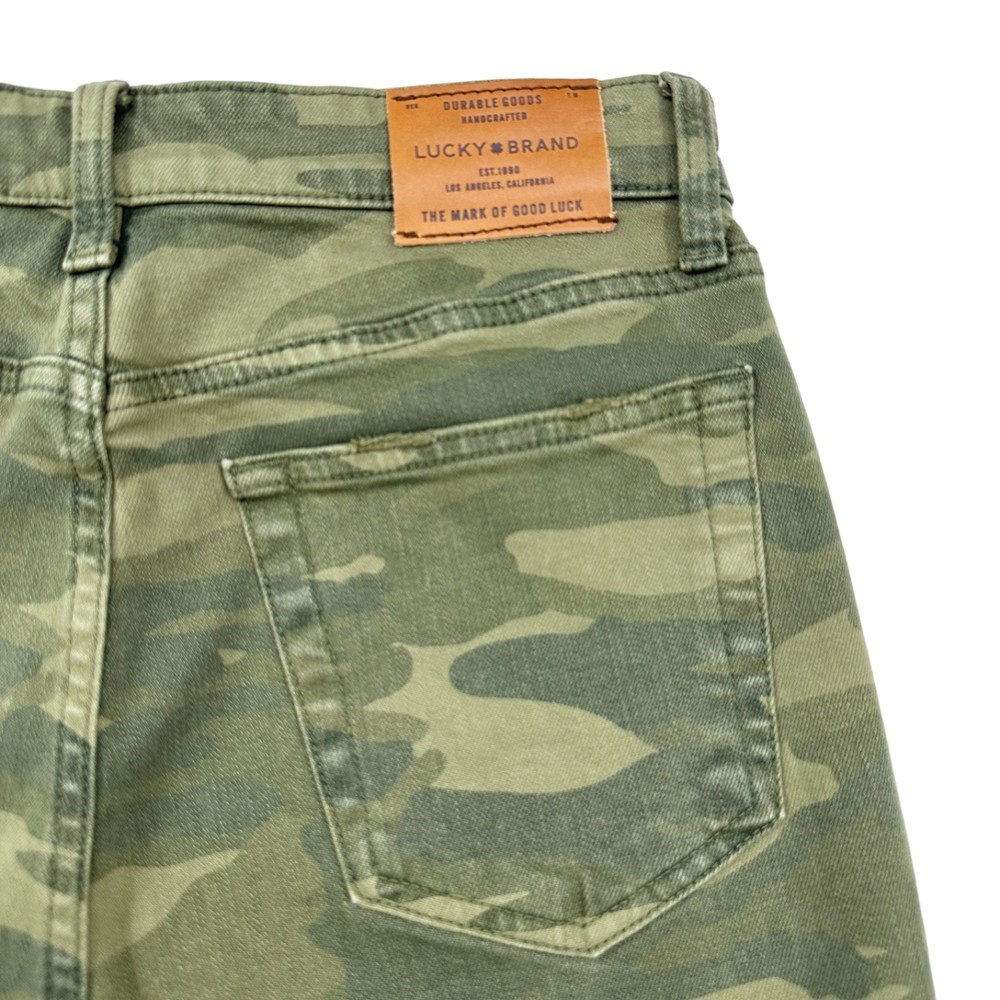 Lucky Brand Jeans Women 6 Camo High Rise Bridgette Crop Pant - Picture 9 of 12